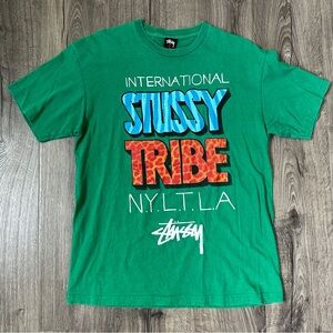 Stussy Green International Tribe Tee